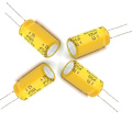 Capacitor eletrolítico de alumínio radial não polar 85c